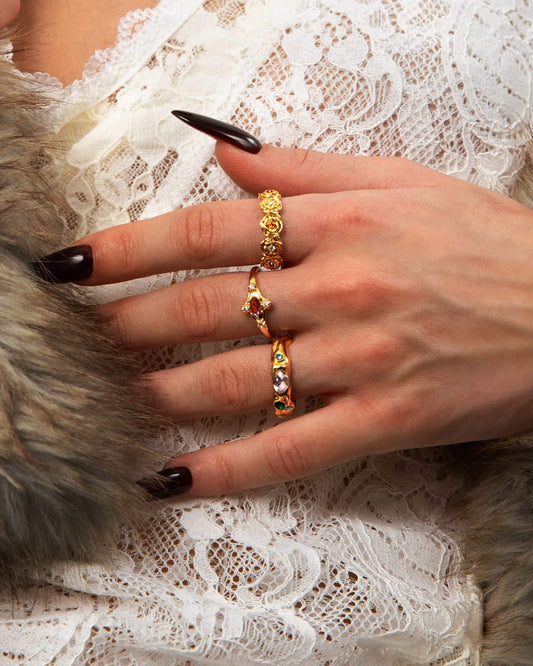 Juliet Garnet Ring
