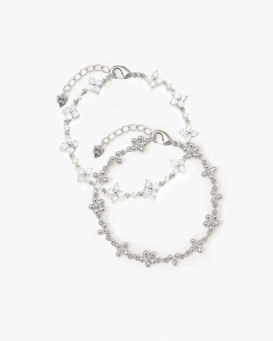 Hot Stuff Bracelet Set in Silver