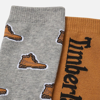 Hampshire 2-Pack Print Crew Sock