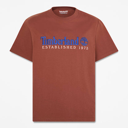 Men's Established 1973 Embroidered Short-Sleeve T-Shirt