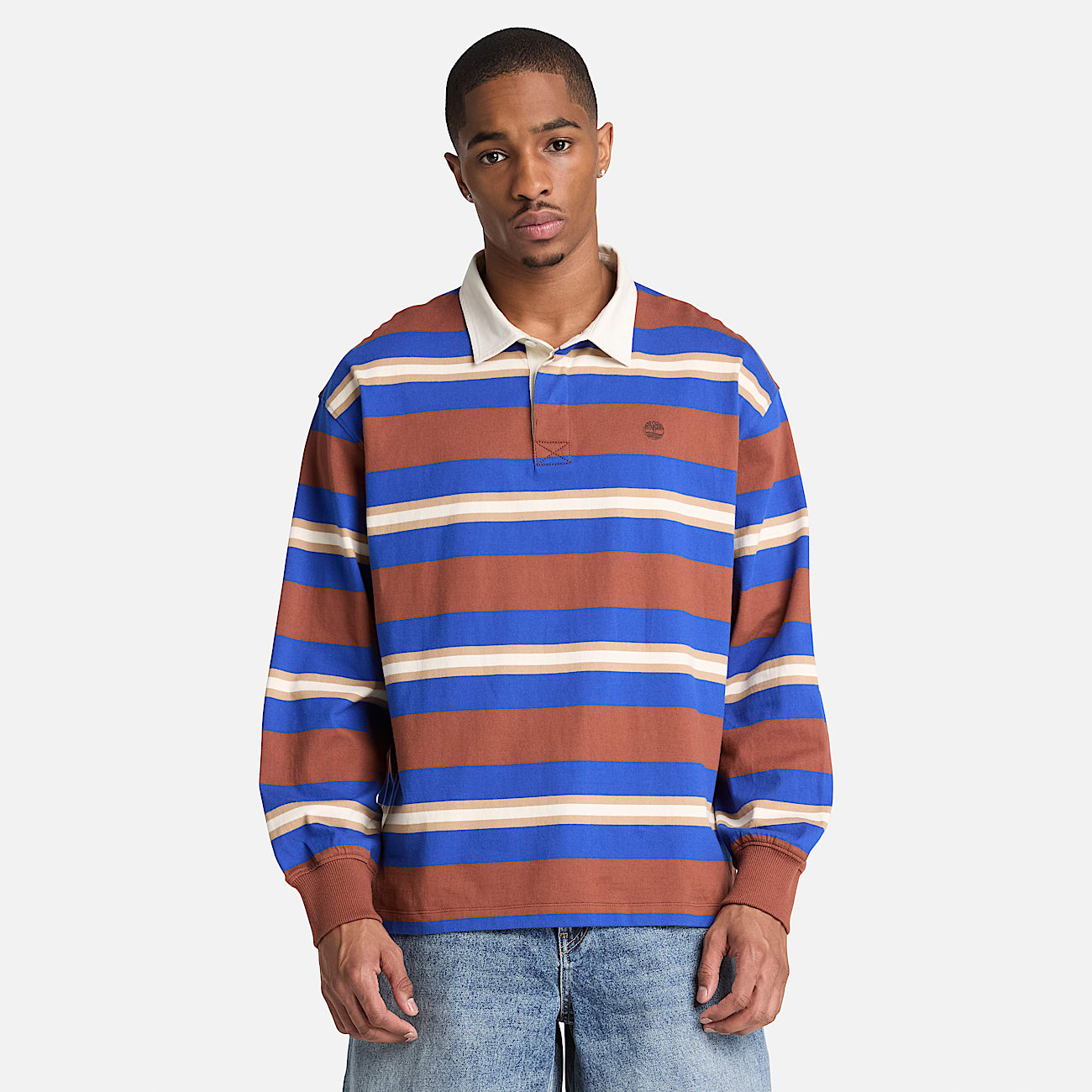 Men's Long-Sleeve Rugby Polo