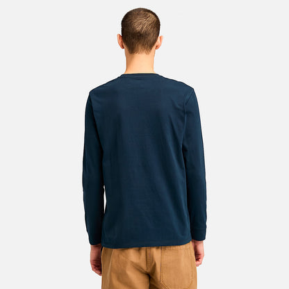 Men's Oyster River Chest Logo Long-Sleeve T-Shirt
