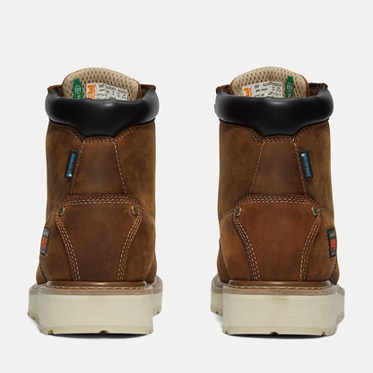 Men's TIMB PRO Gridworks 6'' Waterproof Moc-Toe Work Boot