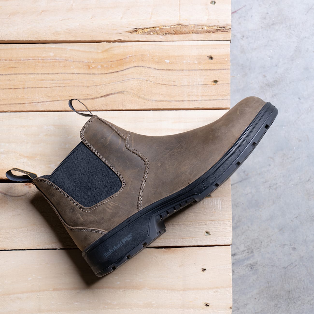 Men's TIMB PRO Nashoba Soft-Toe?Slip-On Work Boot
