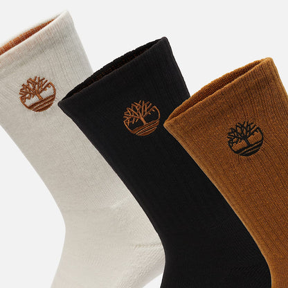 Newmarket Village 3-Pack Logo Crew Sock