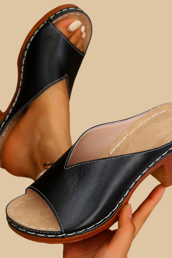NEW ARRIVAL 70% OFF - Orthopedic Chunky High Heel Sandals