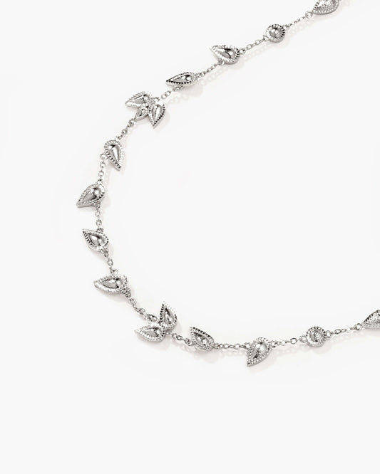 Petal Chain in Silver