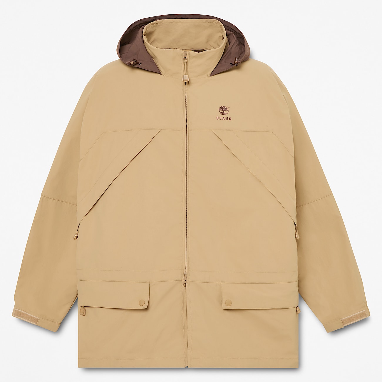 Women's TIMB x BEAMS Nylon Zip Up Convertible Jacket