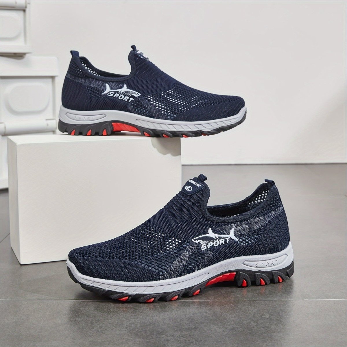 Men's Slip-On Walking Shoes Breathable Lightweight | Active Peaks