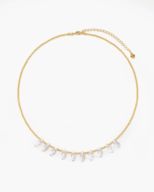 Crystal Raindrop Necklace