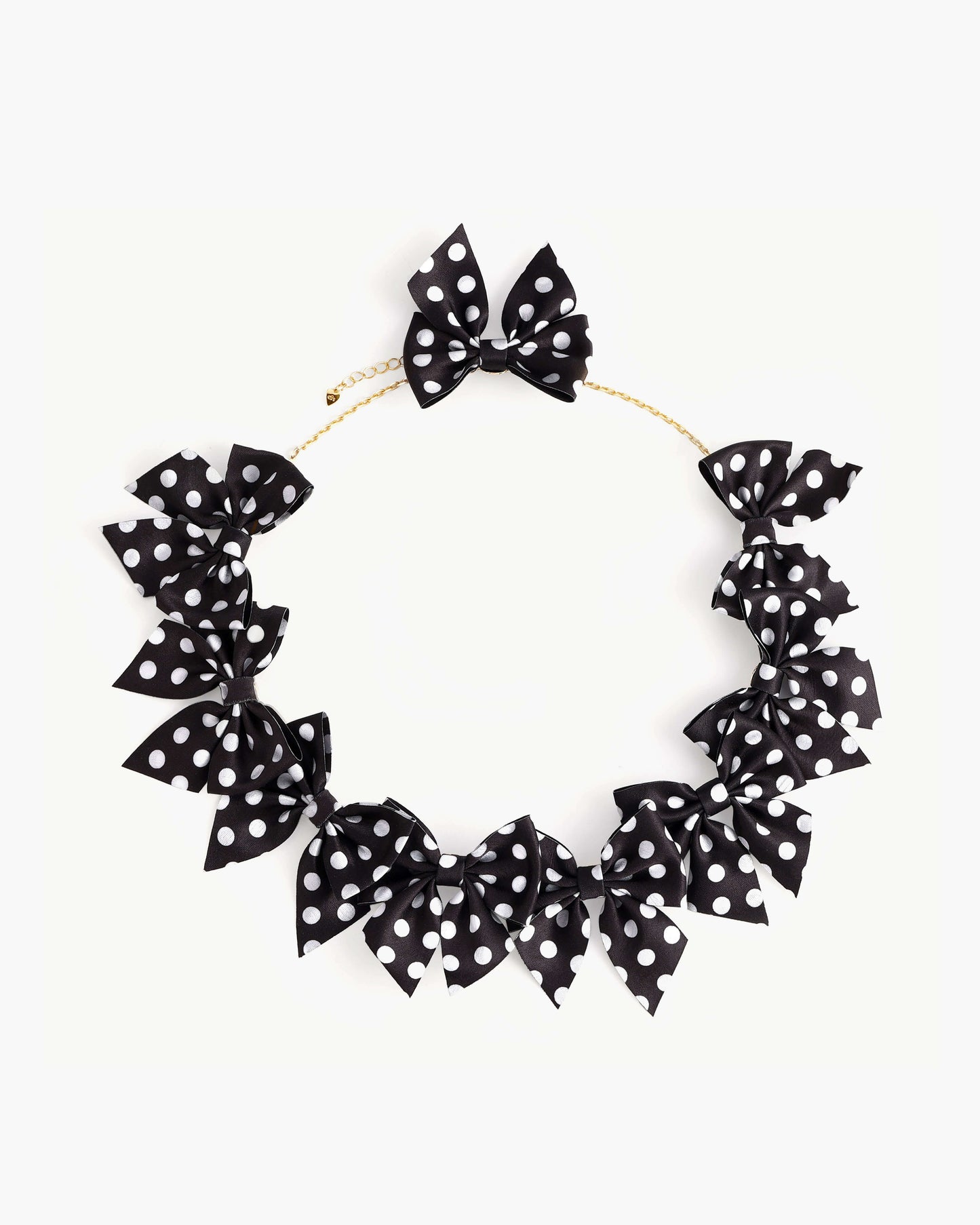Black Bow Necklace